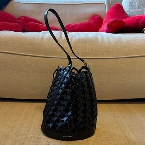 Kate Spade Black Cutout Shoulder Bag